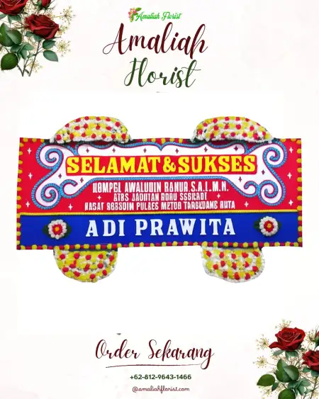 Papan Bunga Ucapan Selamat Katonsari
